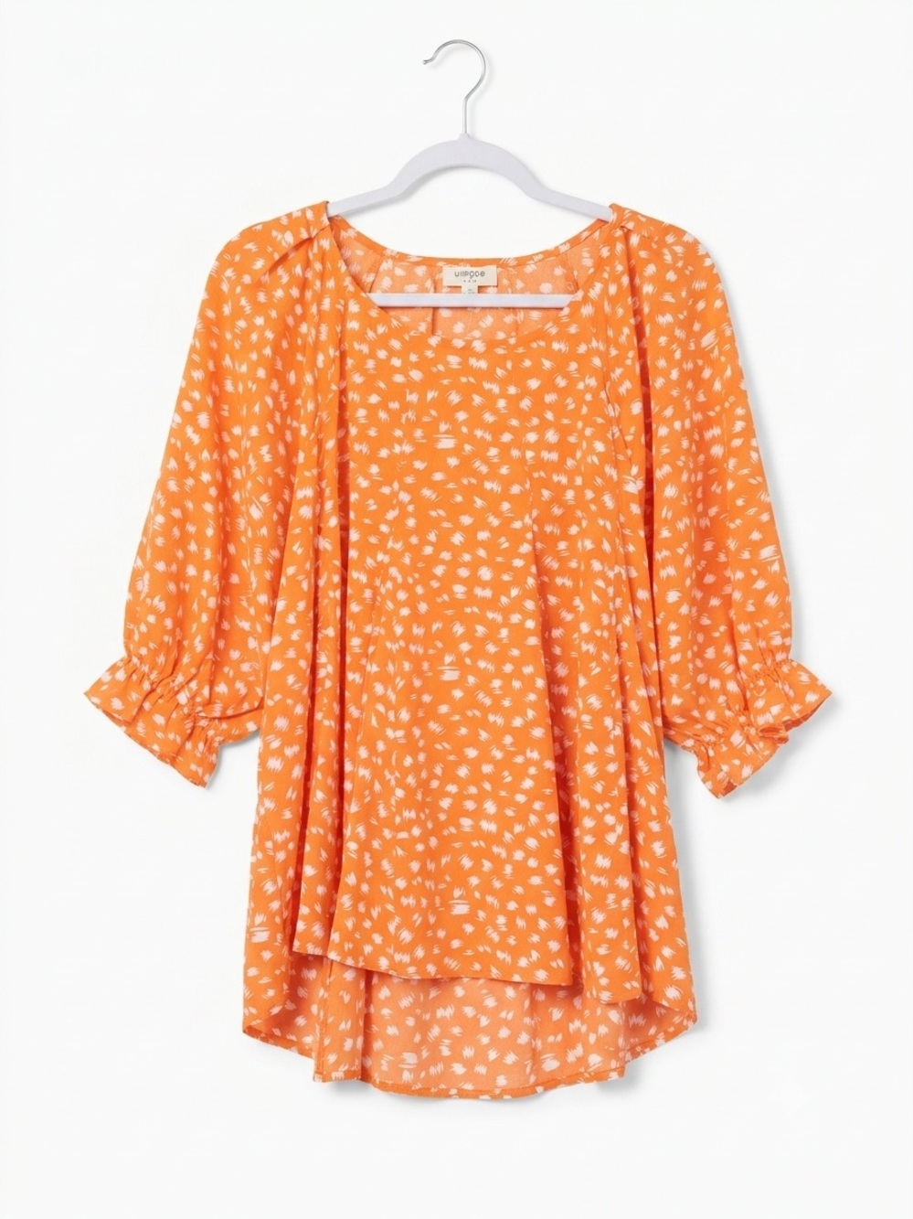 Umgee Orange Printed Blouse